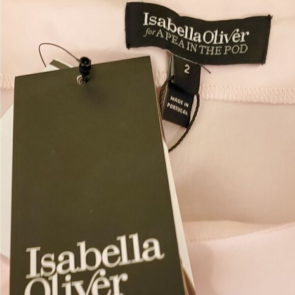 Isabella Oliver Maternity pink pullover blouse 👚 - Picture 2 of 7